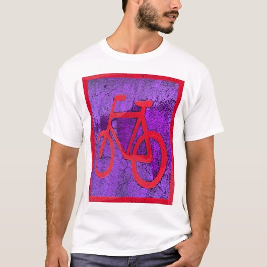 自転車のワイシャツ Tシャツ (正面)