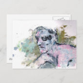 自転車の乗り物 ポストカード (正面/裏面)