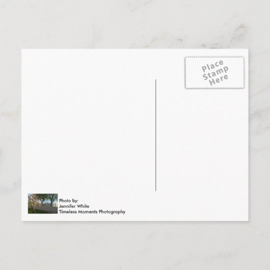 自転車の乗り降ろし連帯はがき ポストカード (裏面)