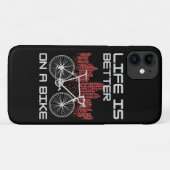 自転車の人生は最高 Case-Mate iPhoneケース (裏面(横))