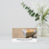 自転車の修理店のための古い錆びた自転車のベル 名刺 (スタンド正面)