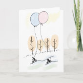 . .自転車の冒険で気軽な夫婦が一緒に シーズンカード (正面)