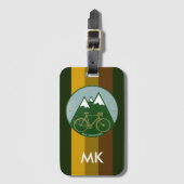 自転車の冒険 ラゲッジタグ (正面縦)