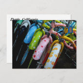 自転車の列 ポストカード (正面/裏面)