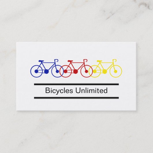 自転車の名刺 名刺 (正面)