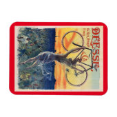 自転車の女神，広告，ヴィンテージ マグネット (横)