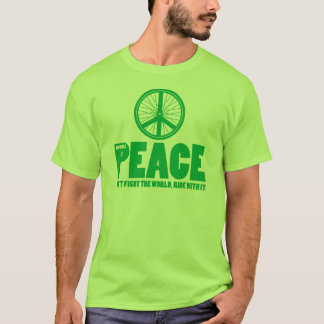 自転車の平和Tシャツ Tシャツ