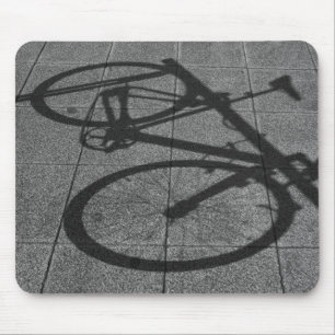 自転車の影のマウスパッド マウスパッド