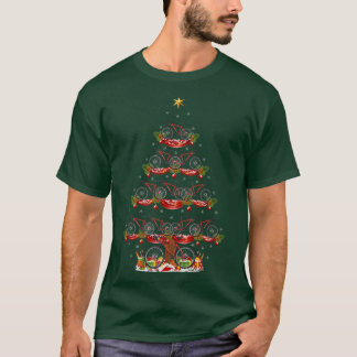 自転車の恋人クリスマスマッチンサンタ自転車クリスマ Tシャツ