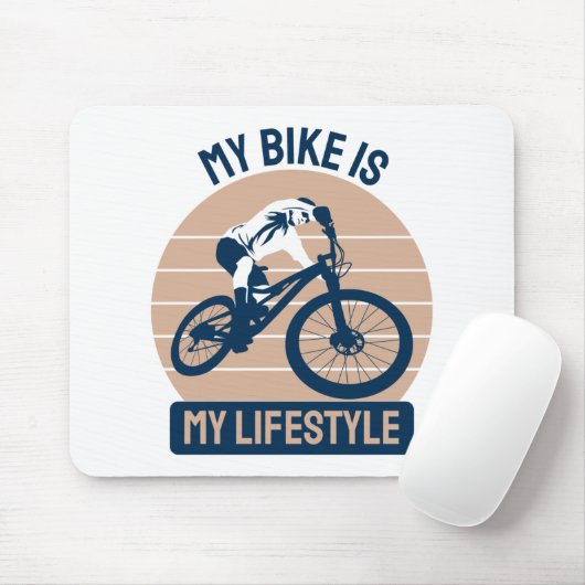 自転車の愛人 – 私の自転車は私のライフスタイル マウスパッド (マウス)