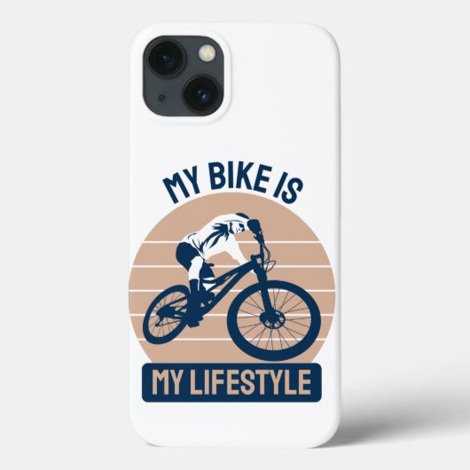 自転車の愛人 – 私の自転車は私のライフスタイル Case-Mate iPhoneケース (裏面)