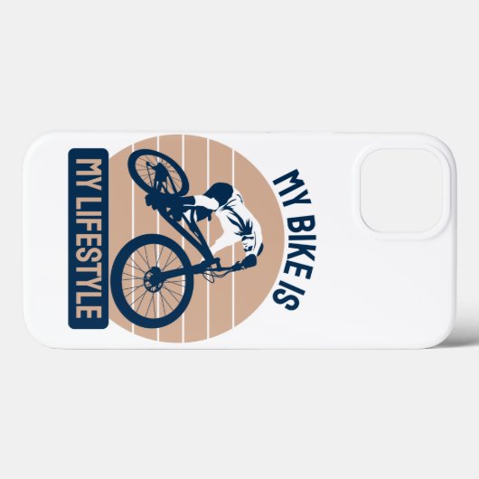 自転車の愛人 – 私の自転車は私のライフスタイル Case-Mate iPhoneケース (裏面 (横))