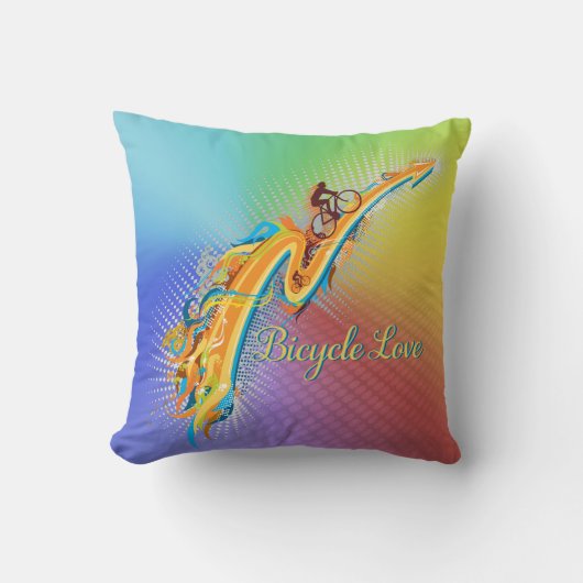 自転車の愛1ピローオプション クッション (正面)