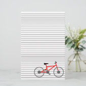 自転車の文房具 便箋 (スタンド正面)