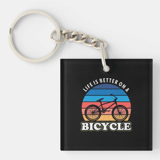 自転車の方が命が好い キーホルダー (正面)