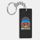自転車の方が命が好い キーホルダー (正面左)