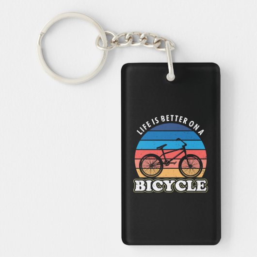 自転車の方が命が好い キーホルダー (正面)