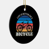 自転車の方が命が好い セラミックオーナメント (右)