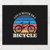 自転車の方が命が好い ビールラベル (シングルラベル)