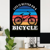自転車の方が命が好い ポスター (ホームオフィス)