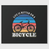 自転車の方が命が好い ラッピングペーパー (フラット)