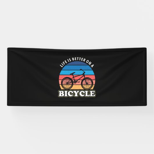 自転車の方が命が好い 横断幕 (横)