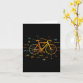 自転車の構造 - 自転車のパーツ カード (黄色い花)