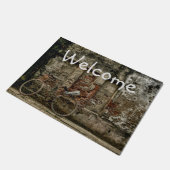 自転車の歓迎 ドアマット (アングル)