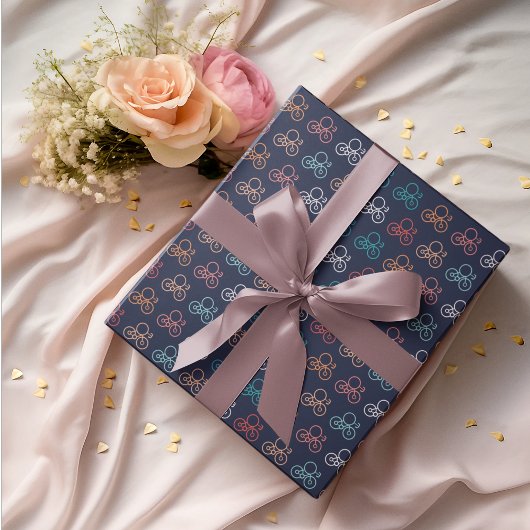 自転車の漫画 ラッピングペーパー