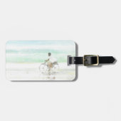 自転車の男の子 ラゲッジタグ (正面横)