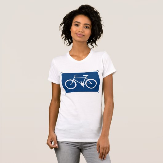 自転車の看板Tシャツ Tシャツ (正面フル)