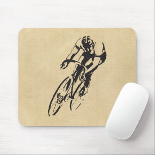 自転車の競争 マウスパッド