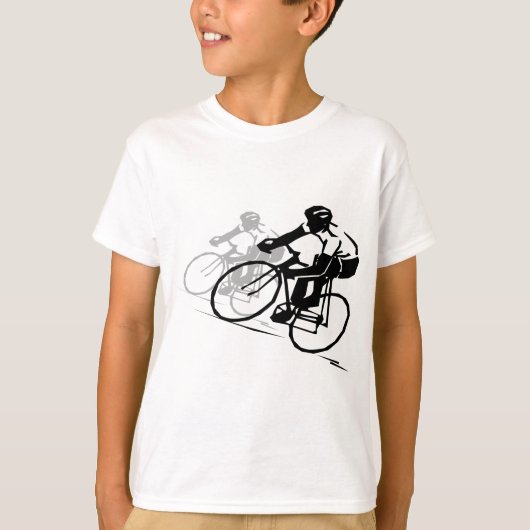 自転車の競争 Tシャツ (正面)