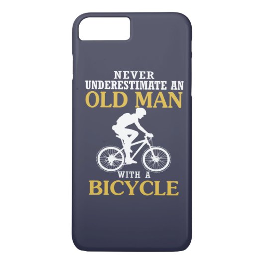 自転車の老人 Case-Mate iPhoneケース (裏面)
