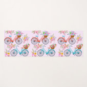 自転車の花ヨガマット ヨガマット (正面(横))