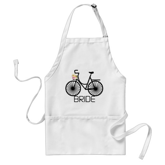 自転車の花嫁のTシャツおよびギフト スタンダードエプロン (正面)