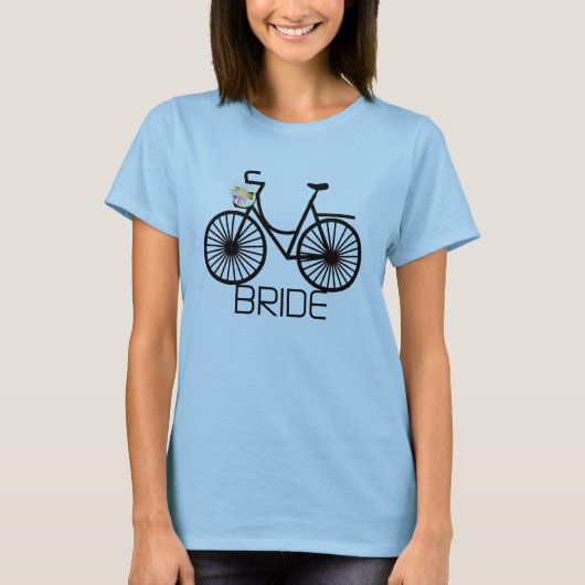 自転車の花嫁Tシャツとプレゼント Tシャツ (正面)
