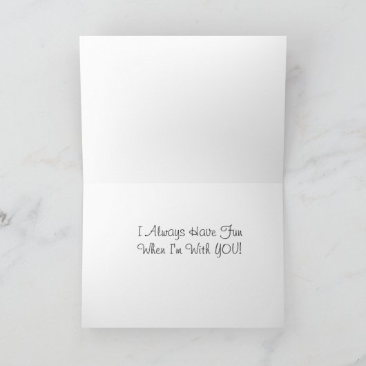 自転車の芸術カードの猫 カード (内部)