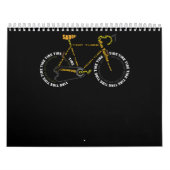 自転車の解   剖かわいいサイクリングはライフギフト カレンダー (カバー)