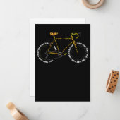 自転車の解   剖かわいいサイクリングはライフギフト ノートカード (正面/裏面インサイチュ)