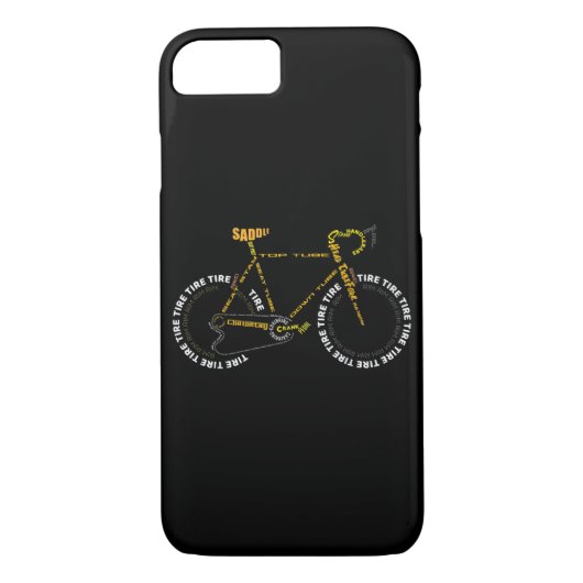 自転車の解   剖かわいいサイクリングはライフギフト Case-Mate iPhoneケース (裏面)