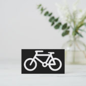 自転車の記号 名刺 (スタンド正面)