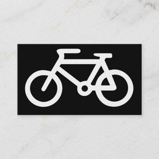自転車の記号 名刺 (正面)