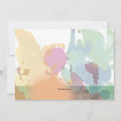 自転車の誕生日パーティー招待状 招待状 (裏面)