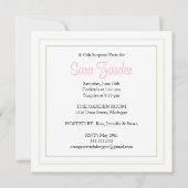 自転車の誕生日パーティー招待状 招待状 (裏面)