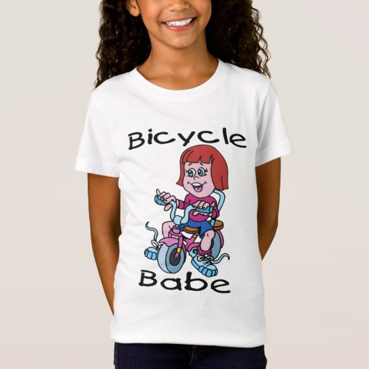 自転車の赤ちゃんTシャツ Tシャツ (正面)