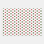 自転車の赤と緑のクリスマス   ラッピングペーパーシート (正面2)