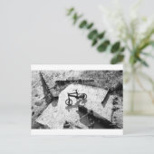 自転車の跡 ポストカード (スタンド正面)