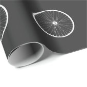 自転車の車輪のサイクリングはマウンテンバイク周期を疲れさせます ラッピングペーパー (ロールコーナー)