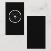 自転車の車輪のサイクリングはマウンテンバイク周期を疲れさせます 名刺 (正面/裏面)